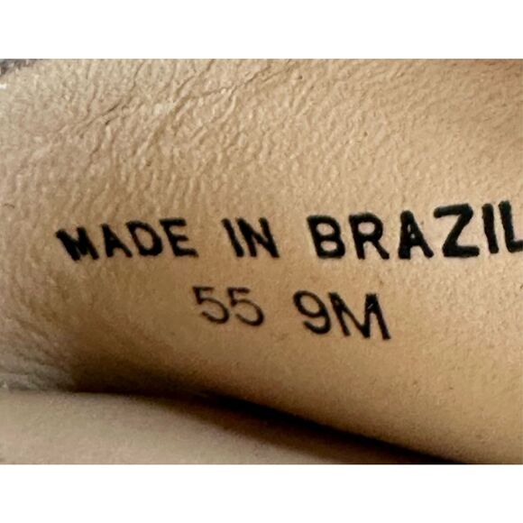 Diane Von Furstenberg size 9 wedge sandals heels light gold Opal - Picture 12 of 12